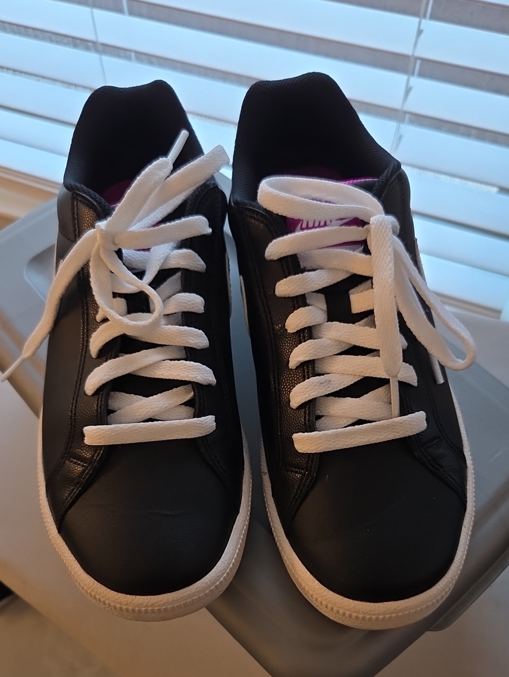 Nike Women’s Black Sneakers with White Laces